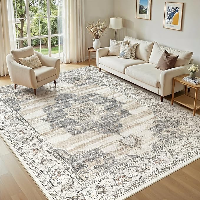 5x7 Washable Area Rug by JessibouAreaRug