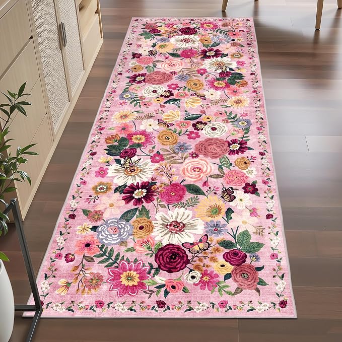 Rug for Hallways Kitchen Rug 3x7, Non Slip Washable Runner Rug - Image 5