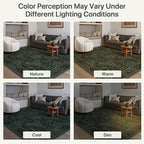 GENIMO 5x7 Area Rug for Living Room, Washable Vintage Floral Low-Pile Non-Slip - Image 8