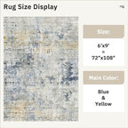 Soalmost 6x9 Abstract Area Rugs - Image 5