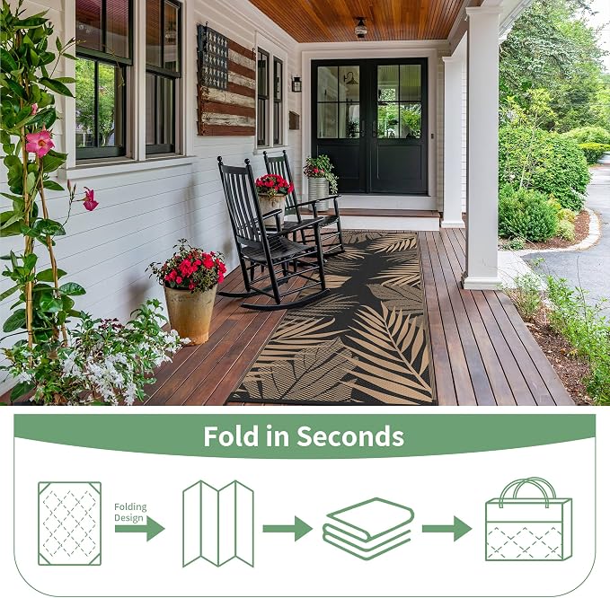 GENIMO Outdoor Rug 2.5' x 8' Waterproof - Image 6