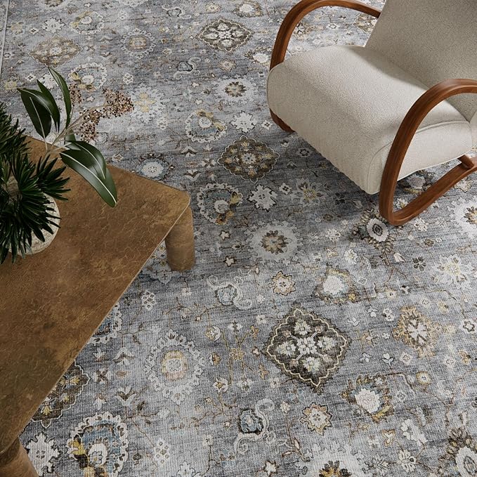 Washable Runners for Hallways Kitchen Rugs: 2'x10' Runner Rug Stain Resistant - Image 3