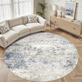 DMOYEST 10ft Round Area Rug Living Room Rugs by DMOYEST