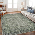 CHAMPLANT Area Rug 5'x7' Washable Rug Traditional Floor Cover Thin Retro by CHAMPLANT