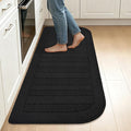 BEQHAUSE 24x60 Inch Kitchen Rugs Non-Slip Washable Kitchen Mats by BEQHAUSE