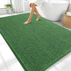 OLANLY Large Bathroom Rugs 70x46, Extra Soft Absorbent Chenille Bath Rugs by OLANLY