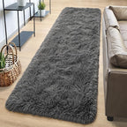 Tepook Fluffy Runner Rugs for Bedroom Aesthetic 2x6 Feet, Shag Soft Bedside Rug - Image 2