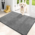 PURRUGS Dirt Trapping Door Mat 24" x 35.5", Non-Slip Machine Washable Entryway by PURRUGS