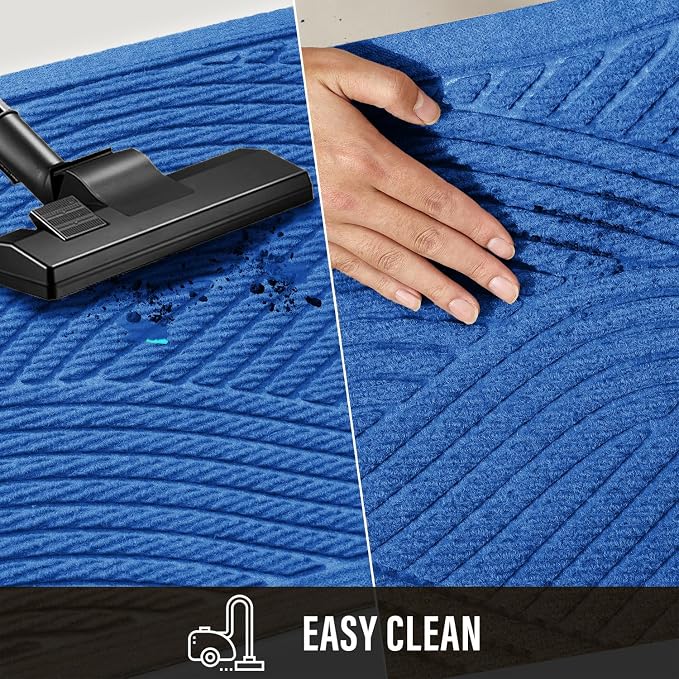 HIYARD Sturdy Front Door Mat, Absorbent Muddy Dirt Resist Welcome Door Mats - Image 7