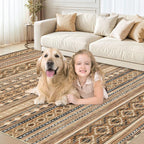 cotiled 6x9 Area Rugs Living Room Rug: Washable Boho Rugs - Image 6