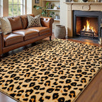 Amearea Soft Leopard Rugs for Bedroom Living Room, 4x6 Modern Cheetah Print - Image 7