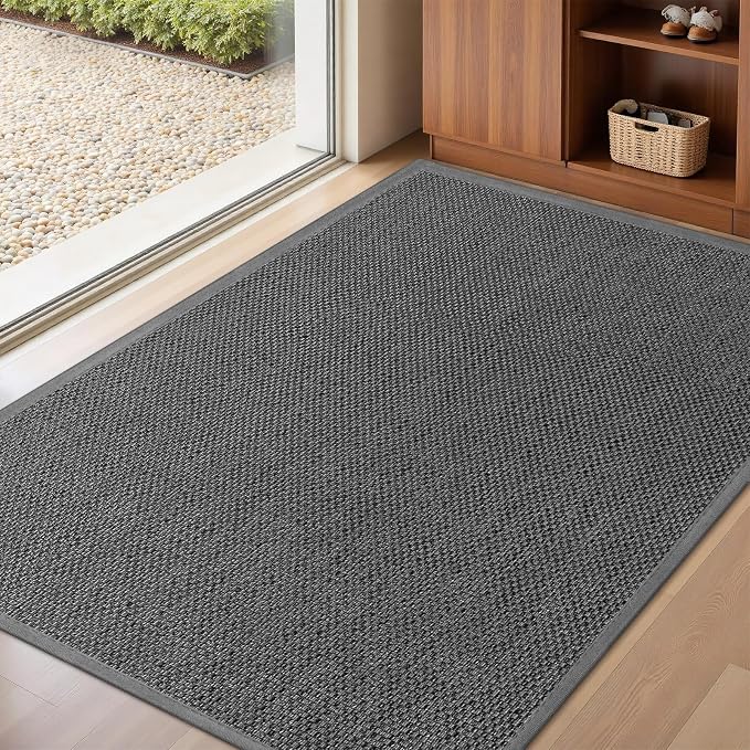 LEKEEPGO Door Mat 32"x47", Non Slip Door Mat Indoor Entrance, Rubber Backing by LEKEEPGO