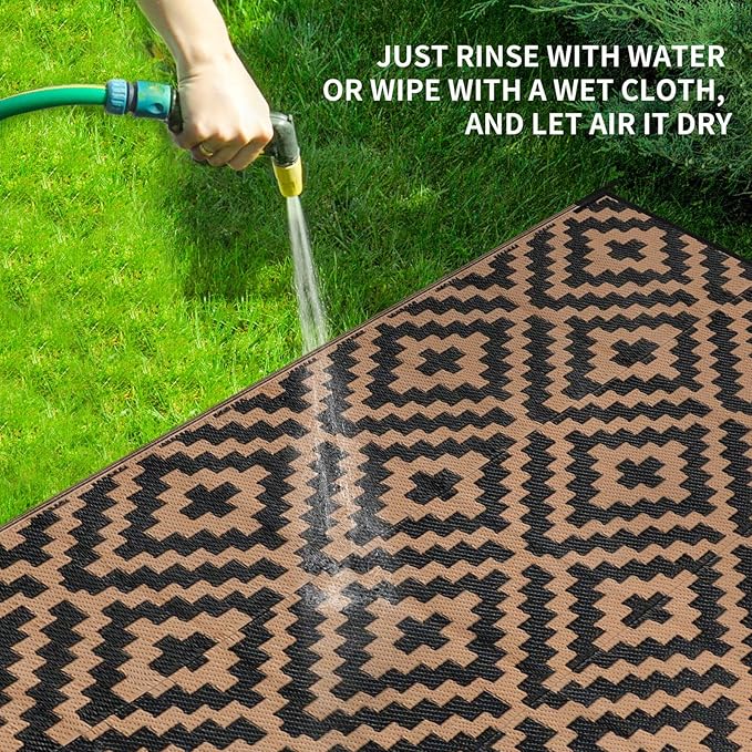 Outdoor Rugs Patio Camping Waterproof - Image 4