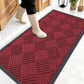 OLANLY Front Door Mat Outside Entrance 47x23, Heavy Duty Sturdy Natural Rubber by OLANLY