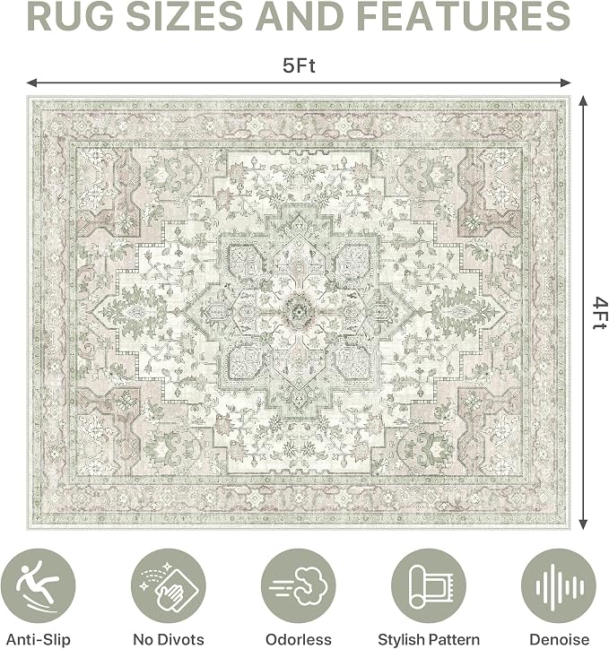 48"x60" Office Chair Mat for Hardwood Tile Floor, Under Desk Carpet Protector - Image 9