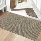 BEQHAUSE Dirt Trapper Door Mat 24" x 36", Non-Slip Washable Doormats Entrance by BEQHAUSE