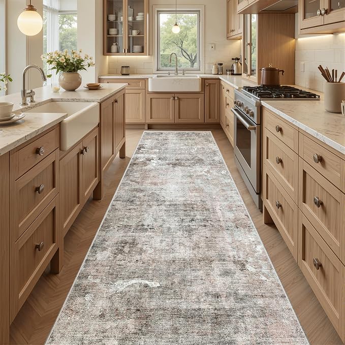 Soalmost Washable Runner Rug by Soalmost
