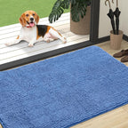 OLANLY Dog Door Mat for Muddy Paws 47x32, Absorbs Moisture and Dirt, Absorbent by OLANLY
