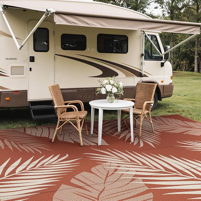 GENIMO Outdoor Rug 10' x 14' Waterproof - Image 5