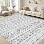 cotiled 5x8 Area Rugs Living Room Rug: Washable Boho Rugs by COTILED
