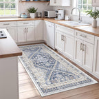zesthome 3x6 Runner Rug Non Slip, Thin Entryway Washable Rug - Image 4