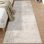 Hallway 3x8 Washable Runner Rug: Abstract Stain Resistant Entryway Kitchen Area - Image 2