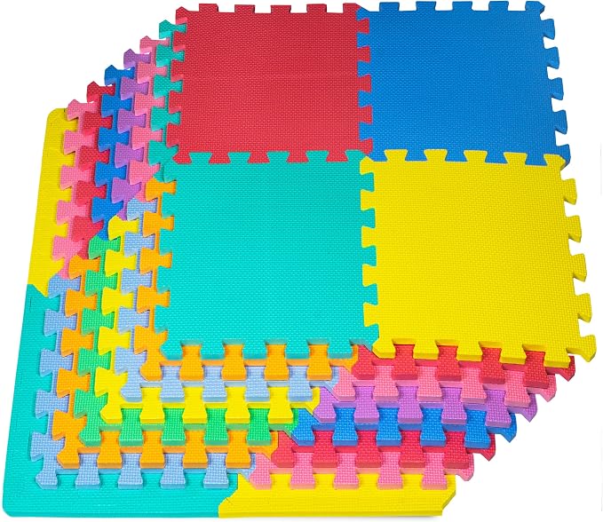 ProSource Baby Play Mat, Soft Foam Floor Tiles by PROSOURCE