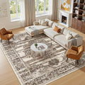 Washable 5x7 Area Rug for Living Room by JessibouAreaRug