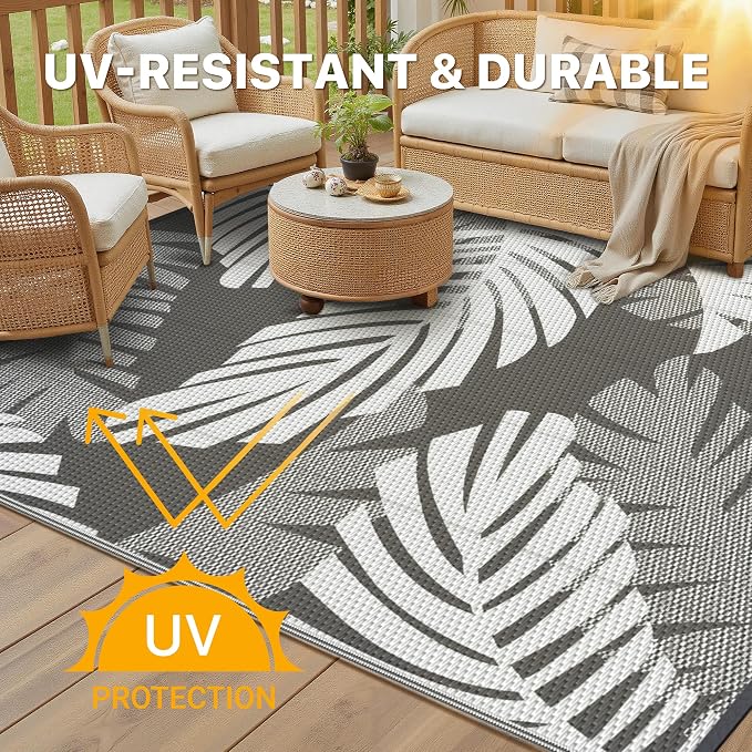 GENIMO Waterproof Outdoor Rug 6' x 9' - Image 4