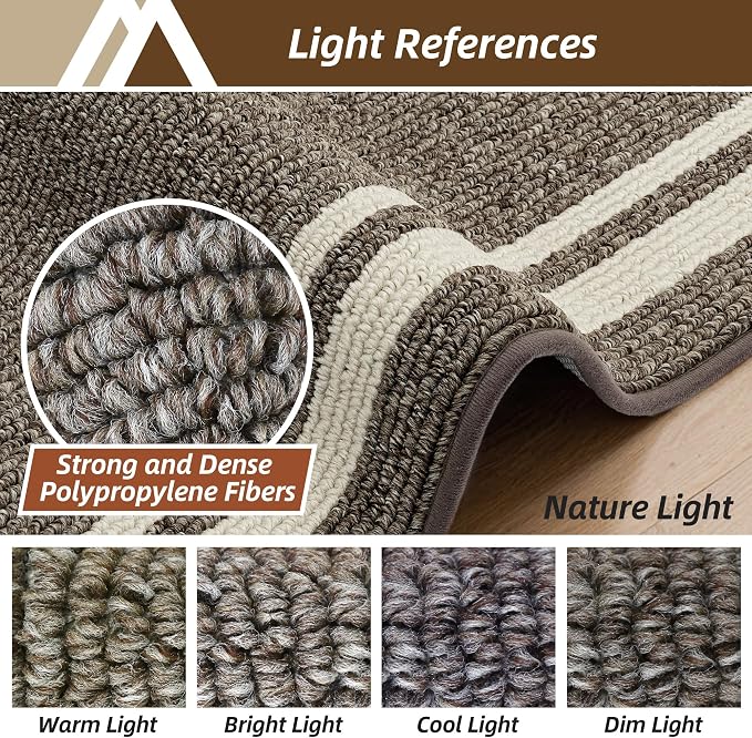 COSY HOMEER Kitchen Rugs Non-Slip 20x30/20x48 Inch Thick Polypropylene Standing - Image 9