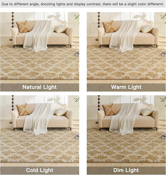 Litanika 8x10 Geometric Shag Area Rug - Image 7