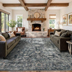 Rugxara 9x12 Area Rugs for Living Room Bedroom, Large Washable Rug, Non Slip & - Image 4