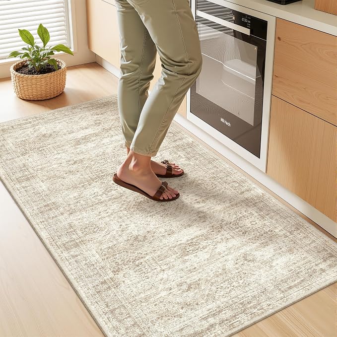 2x4 Washable Rug Runner for Bathroom, Soft Entryway Rug for Laundry Room - Image 3