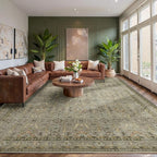 Rugxara 9x12 Area Rugs for Living Room Bedroom, Large Washable Rug, Vintage - Image 5