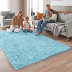 Ophanie 5x8 Light Blue Rugs for Living Room, Kids Rug, Playroom Area Rugs for - Image 5