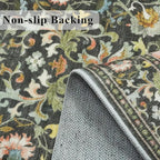 3x5 Living Room Area Rugs: Vintage Washable Non-Slip Rug - Image 3