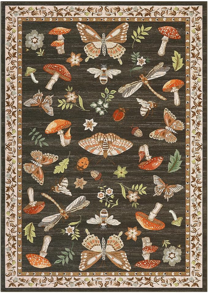 4x6 Rug Non-Slip Washable Carpet - Image 8