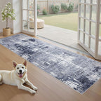 DMOYEST Washable Runner Rug for Hallway: 2x6 Neutral Modern Abstract Low Pile - Image 3