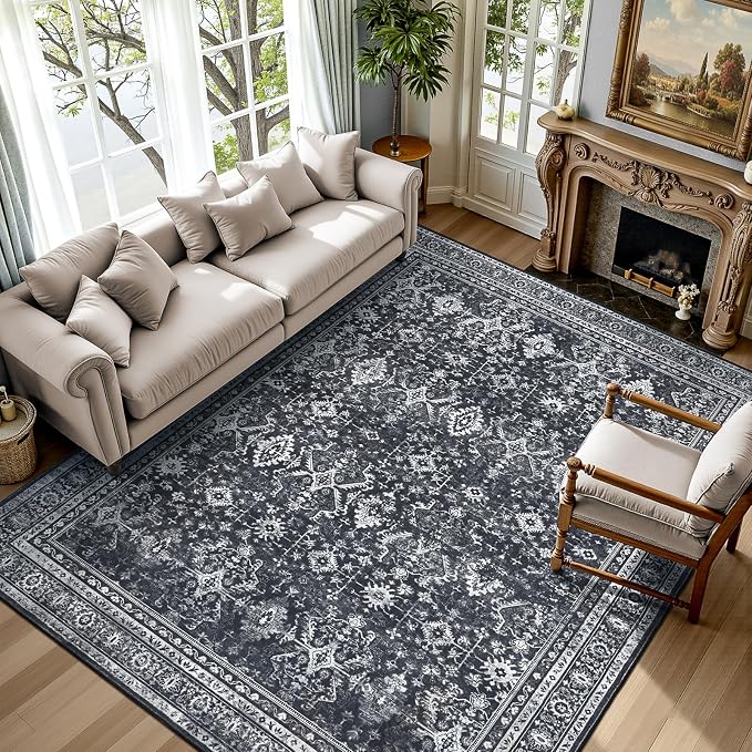 Lofus 5x7 Area Rug for Living Room, Soft Boho Carpets for Bedroom Dining Room by Lofus