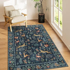 DUKINO 4x6 Rug, Washable Animal Area Rug by DUKINO