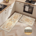 GENIMO Kitchen Rugs Non Slip Washable, Cushioned Standing Mat, Kitchen Runner - Image 2