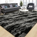 Tepook Soft Fluffy Rugs for Bedroom, 4x6 Area Rug for Living Room, Modern by Tepook