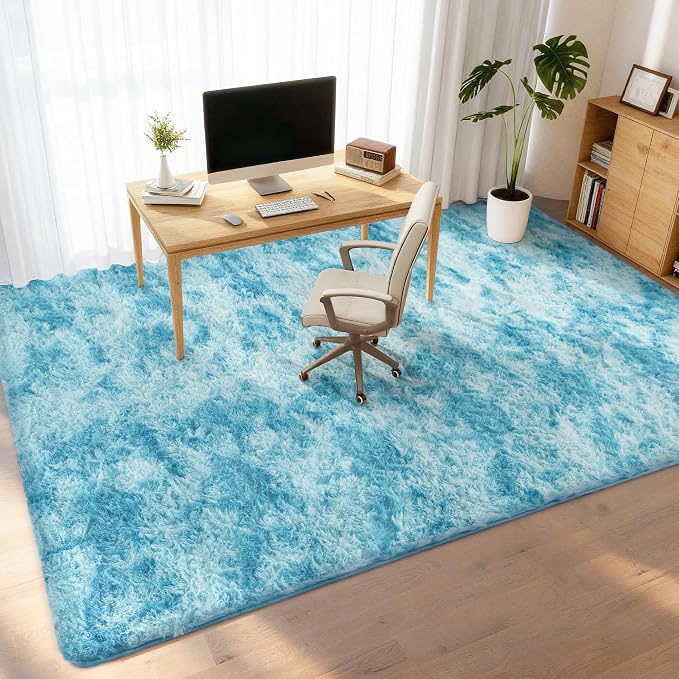 Litanika 6x9 Fluffy Shag Faux Fur Area Rug - Image 3