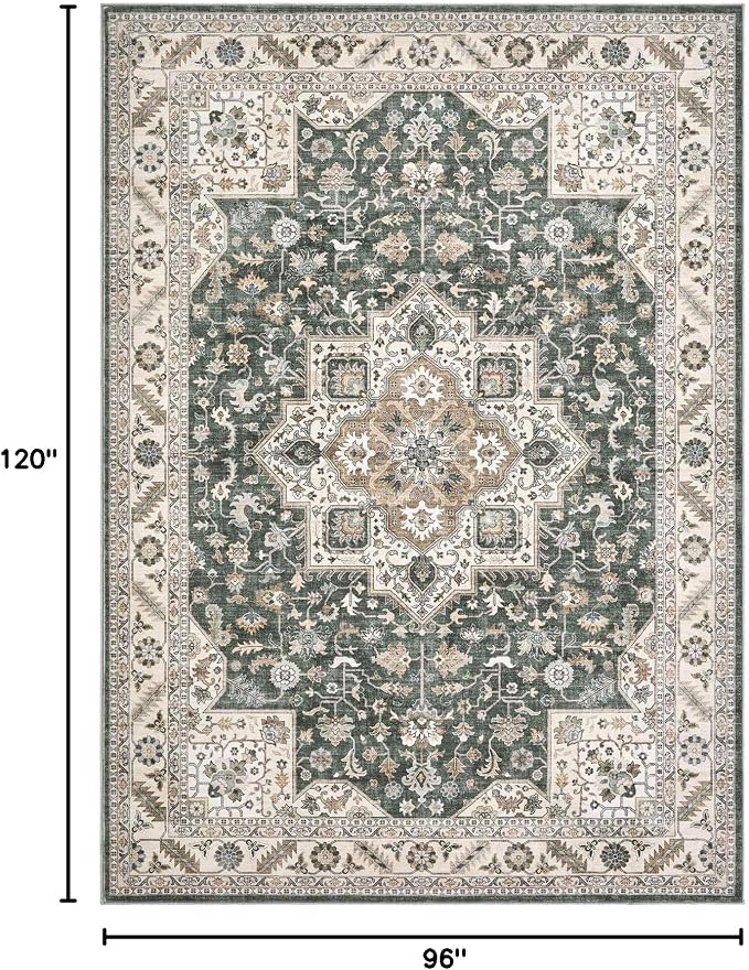 Vintage Living Room Area Rug 8x10 - Image 2