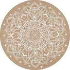 Pauwer Waterproof Outdoor Rug 8ft, Reversible Plastic Straw Patio Camping Rug - Image 9