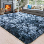 Area Rugs for Living Room 6x9, Ultra Soft Fluffy Rug for Bedroom, Modern Shaggy by Awaytail