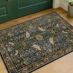 Hazo Haus Washable Dark Vintage Floral Rugs - Image 6