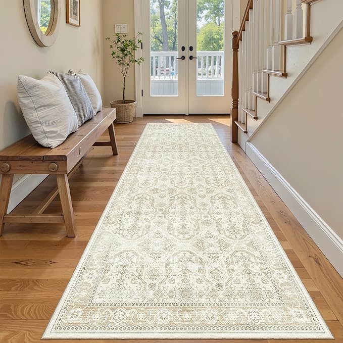 Soalmost Washable Runner Rug by Soalmost