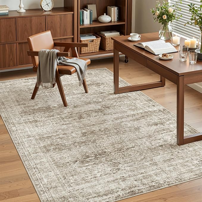 Soalmost 3x5 Rug, Small Area for Kitchen, Machine Washable Non-Slip Throw Rug - Image 4
