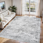 8x10 Area Rugs for Living Room Rug Washable: Abstract Large Rug for Dining Room - Image 9